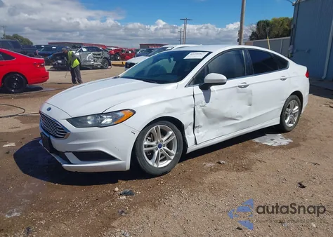 2018 Ford Fusion Se из США, поврежденный, VIN 3FA6P0HD4JR166929
